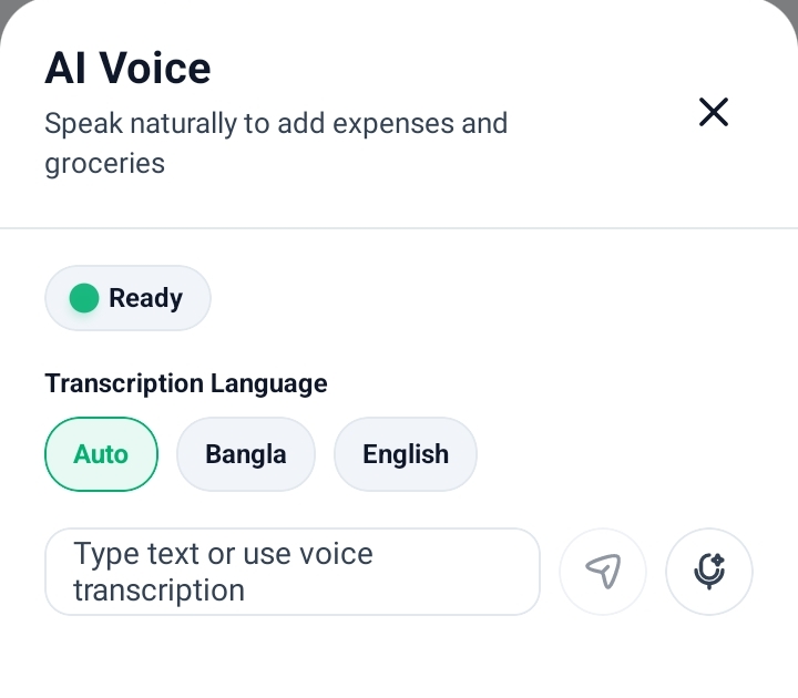 AI Voice Entry